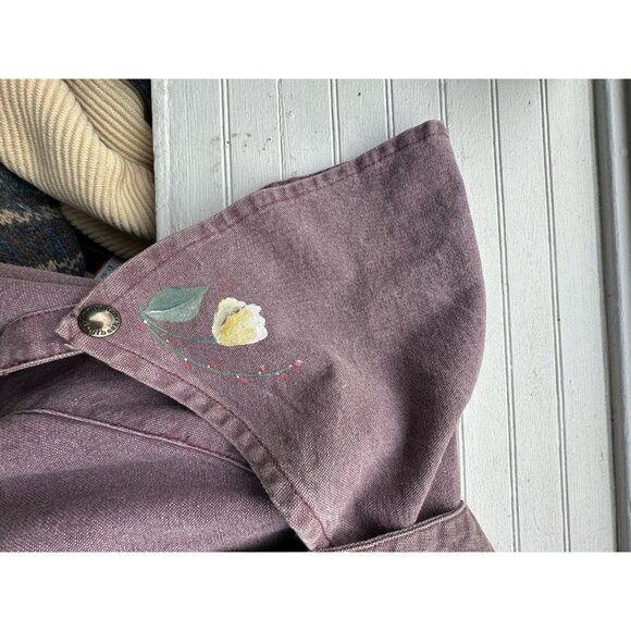 Vintage The Australian Outback Collection Canvas Cotton Duster Coat Jacket SZ L - Picture 13 of 15